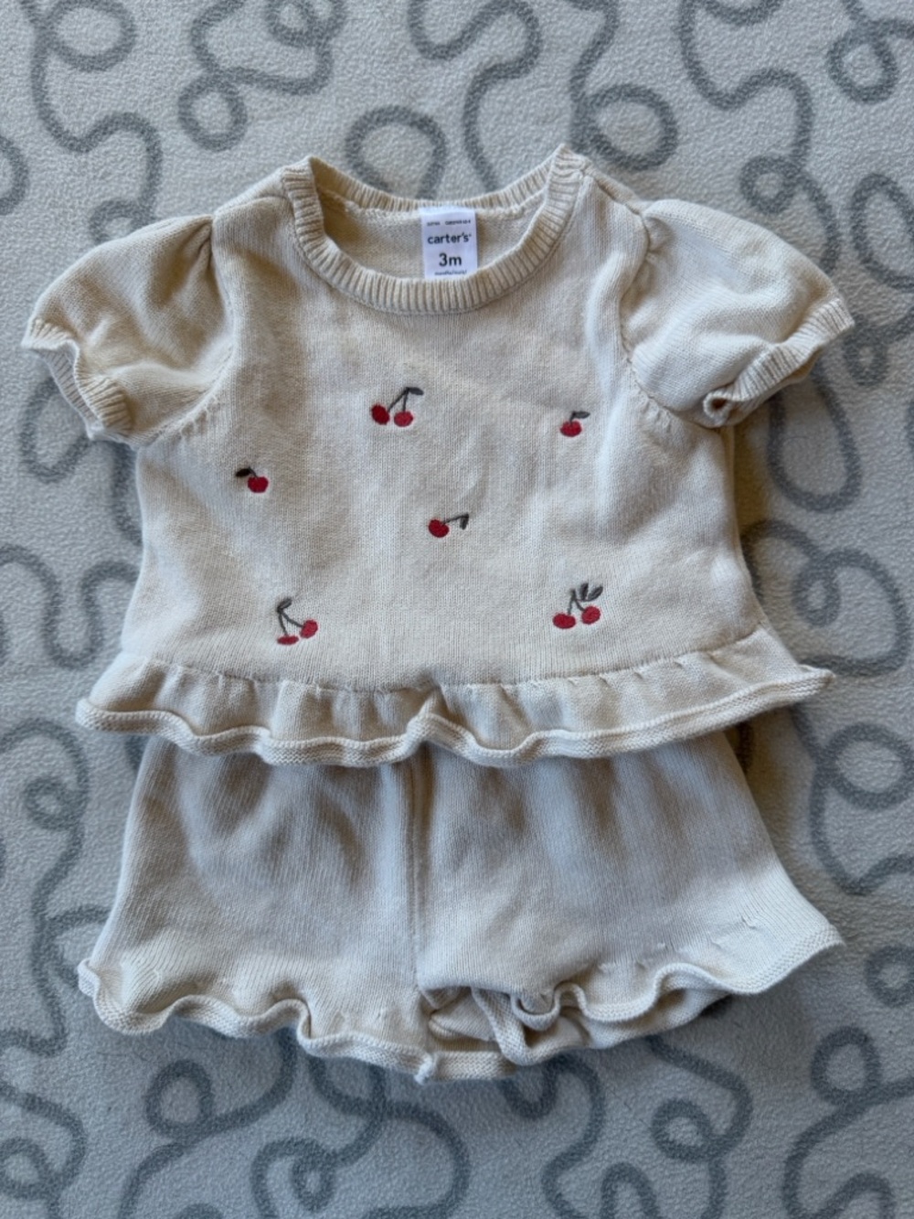 Carter’s Cherry Short Set